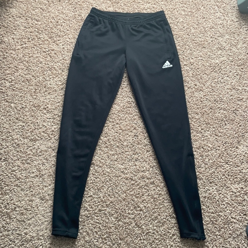 Black adidas girls joggers.